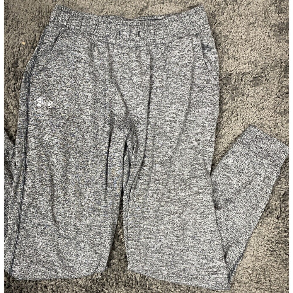 Under Armour Women's UA Tech Pants Jogger Pants Small  Heather Gray 1291290 *B